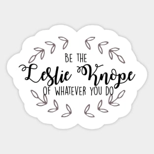 Leslie Knope Sticker